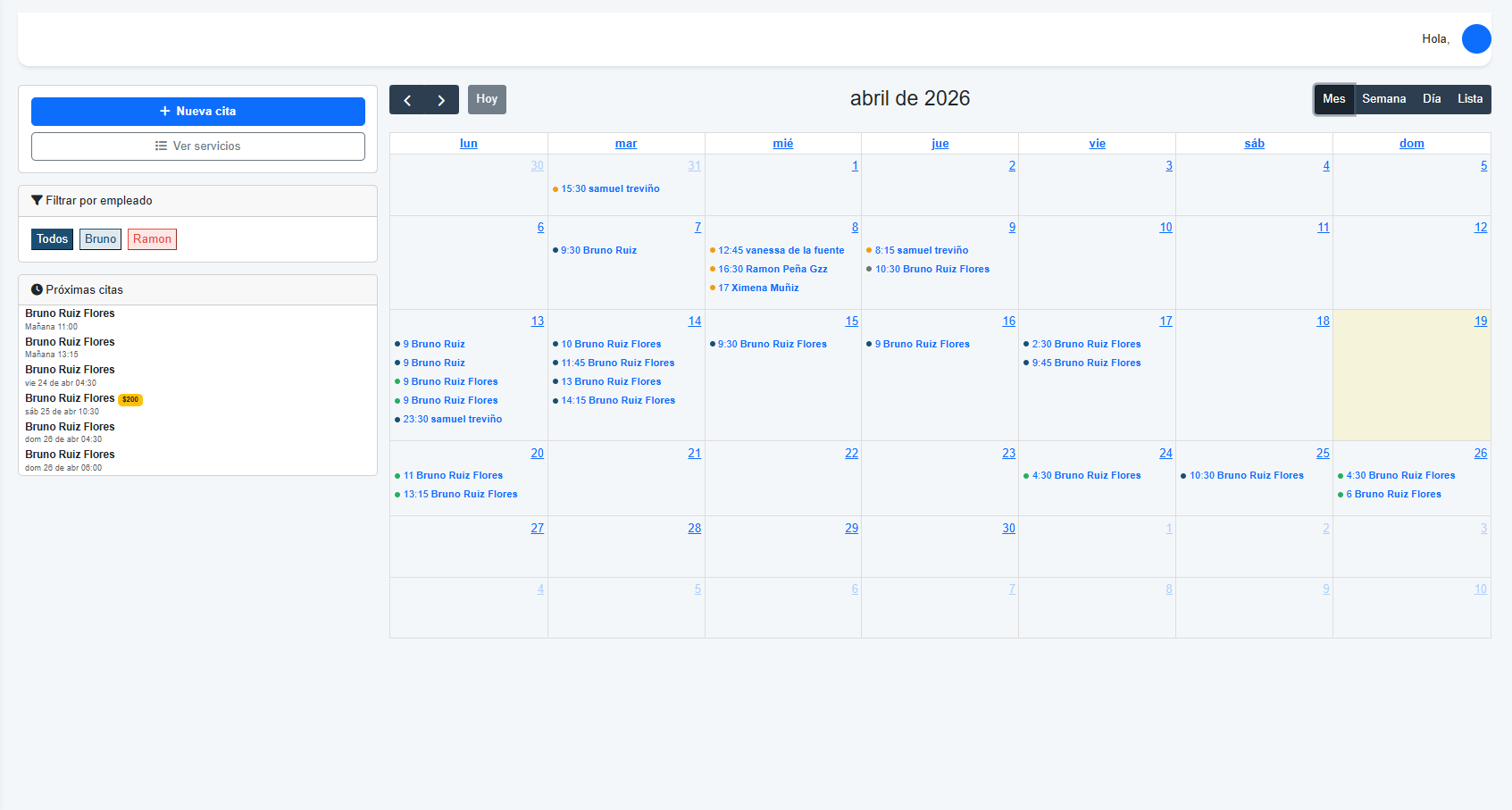 Módulo de Citas UltraSoftSystems